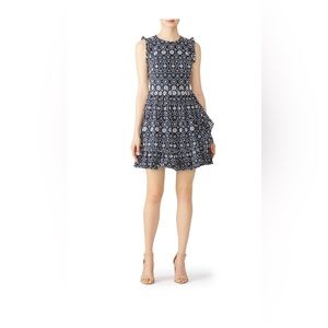 Kate Spade Navy Eyelet Dress